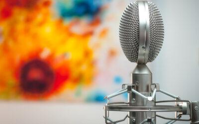 audiobook recording studio microphone