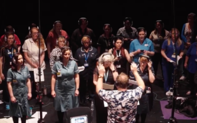 NHS Voices of Care Choir recording session